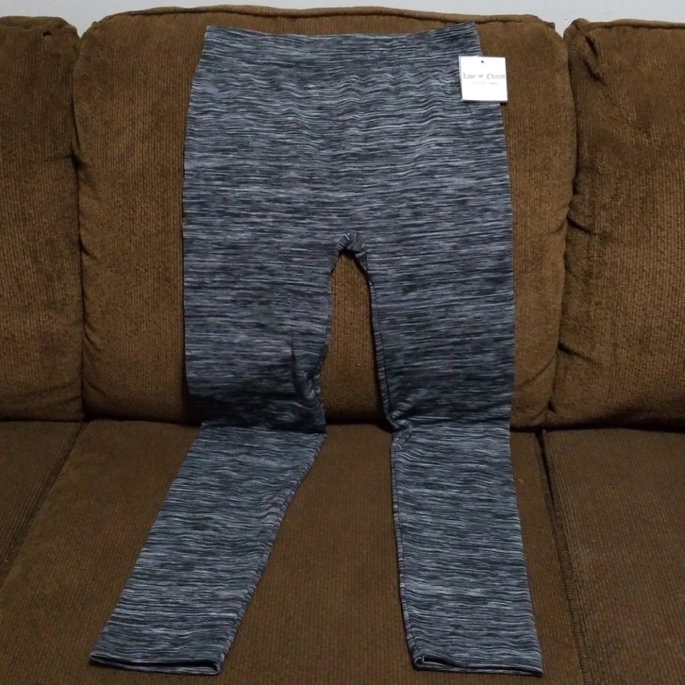 Love & charm women's black & gray leggings